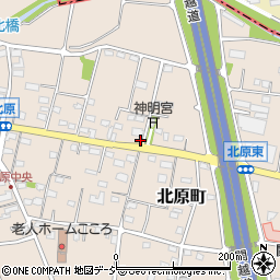 群馬県高崎市北原町479周辺の地図