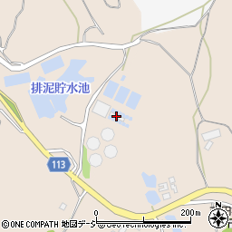 開江浄水場周辺の地図