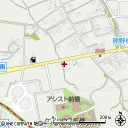 群馬県前橋市青梨子町1608-2周辺の地図