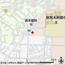 群馬県前橋市上沖町624周辺の地図