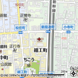 小松市　国際交流協会周辺の地図