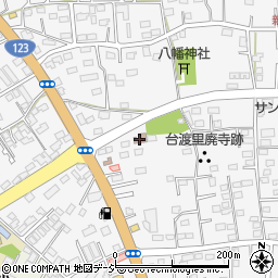 台渡里公民館周辺の地図