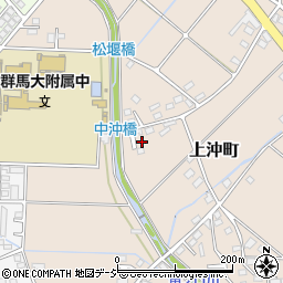 群馬県前橋市上沖町199周辺の地図