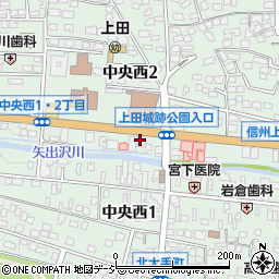 北野建設株式会社上田営業所周辺の地図