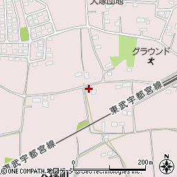 栃木県栃木市大塚町817周辺の地図