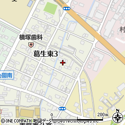 栃木県佐野市葛生東3丁目6周辺の地図