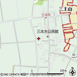 栃木県河内郡上三川町三本木256周辺の地図