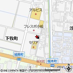 石川県小松市下牧町己533周辺の地図