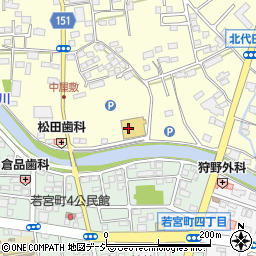 Ｄ’ステーション前橋若宮店周辺の地図