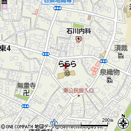 桐生市立東公民館周辺の地図