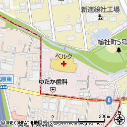 クリエイトＳＤ前橋総社町店周辺の地図