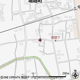 群馬県前橋市堀越町170-1周辺の地図