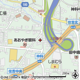 長野県上田市住吉543-2周辺の地図