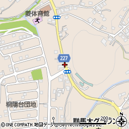 桐陽台団地入口周辺の地図