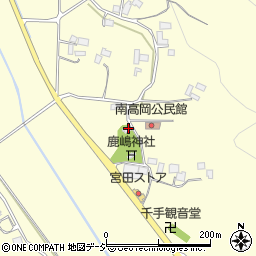 栃木県真岡市南高岡475周辺の地図