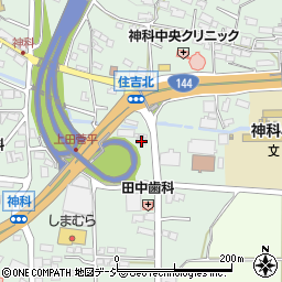 長野県上田市住吉357-1周辺の地図
