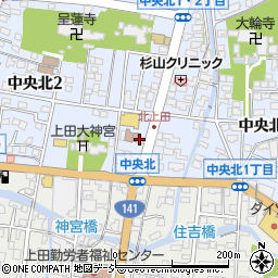 北上田歯科医院周辺の地図