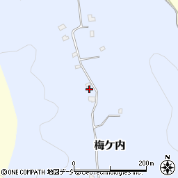栃木県芳賀郡益子町梅ケ内231周辺の地図