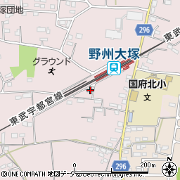 栃木県栃木市大塚町1271周辺の地図
