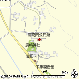 栃木県真岡市南高岡476周辺の地図