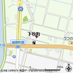 石川県小松市下牧町子周辺の地図