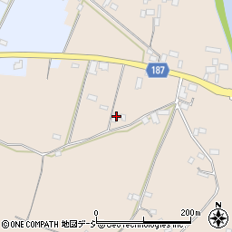 栃木県真岡市大和田612周辺の地図