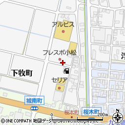 石川県小松市下牧町己周辺の地図