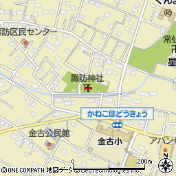 金古諏訪神社周辺の地図