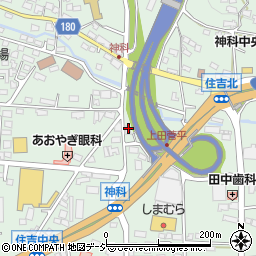長野県上田市住吉542-14周辺の地図
