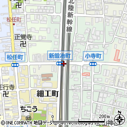 石川県小松市新鍛冶町周辺の地図