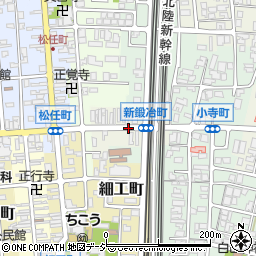 石川県小松市新鍛冶町乙周辺の地図