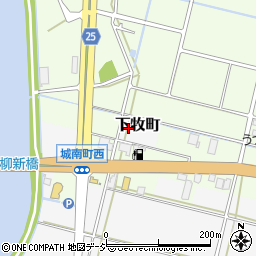 石川県小松市下牧町癸周辺の地図