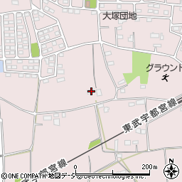 栃木県栃木市大塚町820周辺の地図