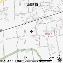 群馬県前橋市堀越町187周辺の地図