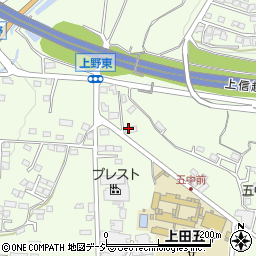 上野食堂周辺の地図
