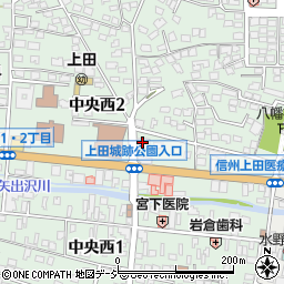 綜合警備保障株式会社　長野支社上田営業所周辺の地図