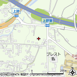長野県上田市上野424-1周辺の地図