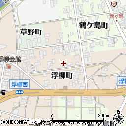 石川県小松市浮柳町丙周辺の地図