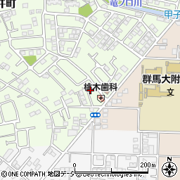 群馬県前橋市下細井町610-12周辺の地図