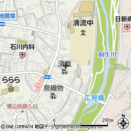 須裁周辺の地図