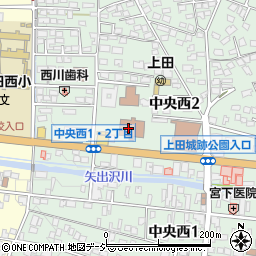裁判所長野地方裁判所　上田支部債権執行・破産係周辺の地図