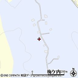 栃木県芳賀郡益子町梅ケ内95周辺の地図