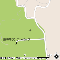 群馬県嬬恋村（吾妻郡）鎌原（高峰高原）周辺の地図
