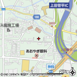 長野県上田市住吉550-4周辺の地図