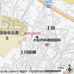 長野県上田市上田中丘周辺の地図