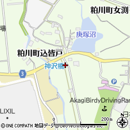 群馬県前橋市粕川町深津1768周辺の地図