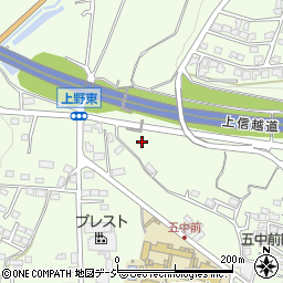 長野県上田市上野周辺の地図