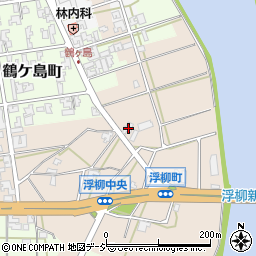 石川県小松市浮柳町ト334周辺の地図