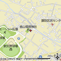 桃山稲荷神社社務所周辺の地図