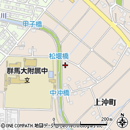 群馬県前橋市上沖町191周辺の地図